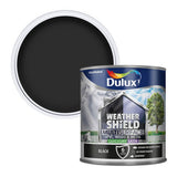 Dulux Weathershield Multisurface Black paint 2.5L - British product