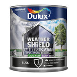 Dulux Weathershield Multisurface Black paint 2.5L - British product