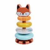 Chad Valley stacking rings toy with fox topper - British product