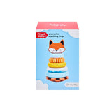 Chad Valley stacking rings toy with fox topper - British product