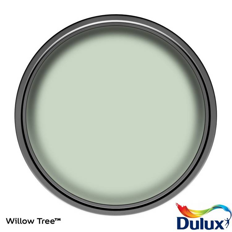 Dulux Willow Tree green matt paint 5L (British brand)