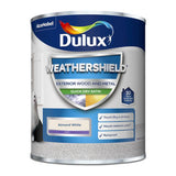 Dulux exterior satin paint Almond White 750ml, imported from the UK