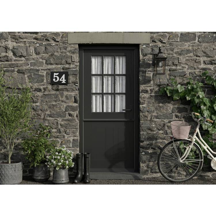 Dulux Weathershield satin black exterior paint 2.5L - British product