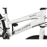 Falcon Aurora 24 inch kids hybrid bike white, UK version