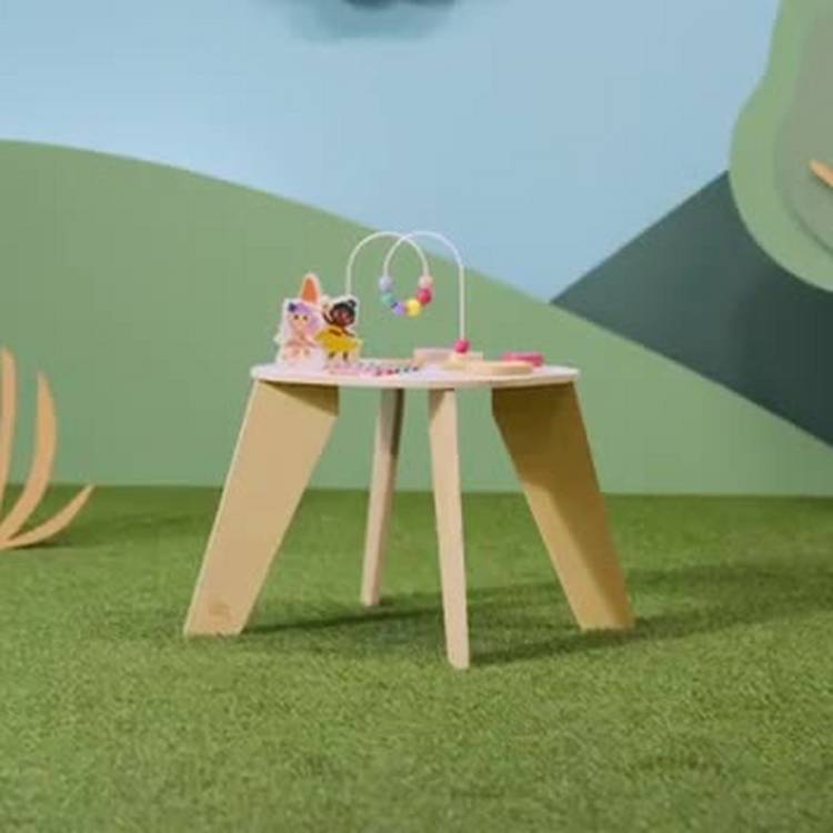 Chad Valley wooden fairy activity table 53cm, imported from the UK