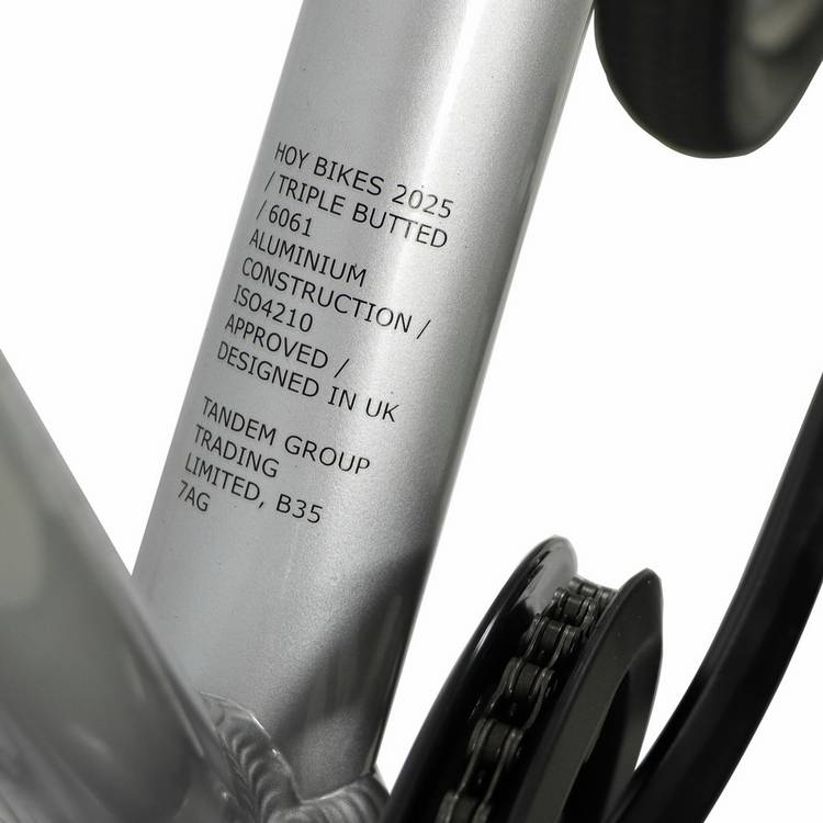 Hoy kids bike Titanium Silver 26 inch (British brand)