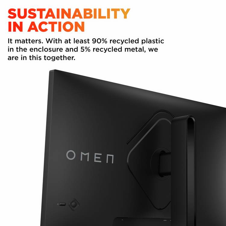 HP OMEN 27in gaming monitor - British product
