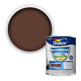 Dulux exterior paint Hazelnut Truffle satin 750ml, UK version