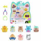 Squish-a-longs mini Squishmallows collectible pack of 8, UK version