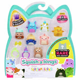 Squish-a-longs mini Squishmallows collectible pack of 8, UK version