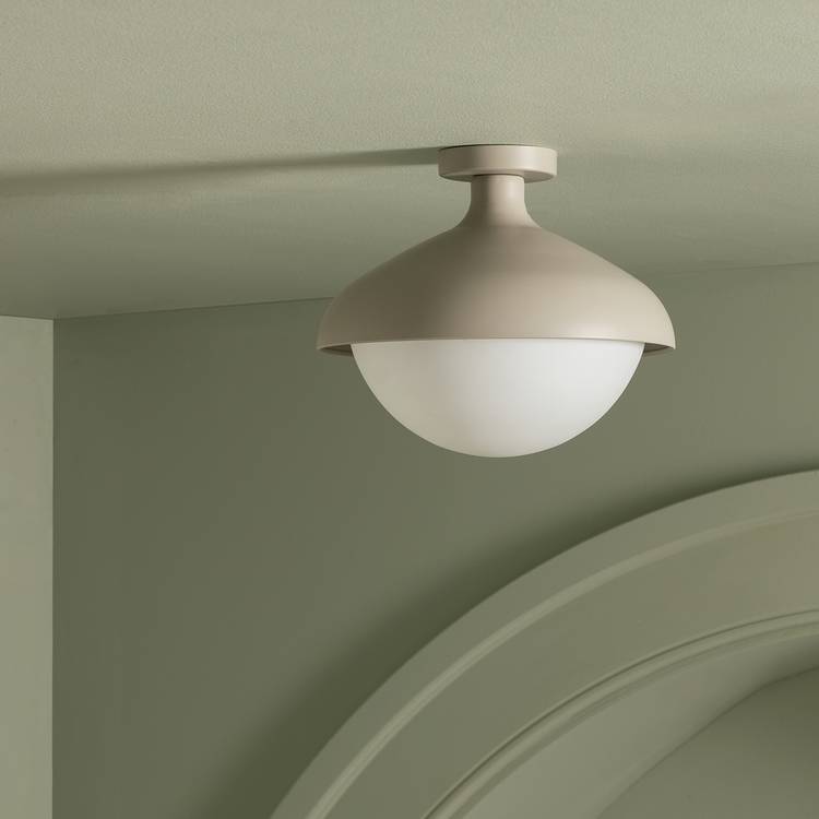 Habitat Acorn flush ceiling light latte, UK version