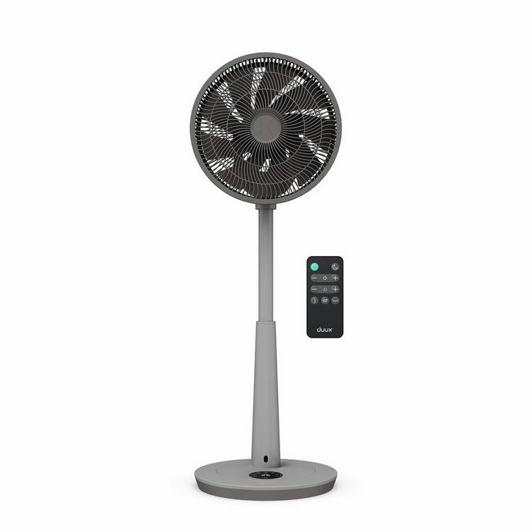 Duux pedestal fan Grey 13 inch, imported from the UK