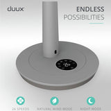 Duux pedestal fan Grey 13 inch, imported from the UK