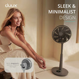 Duux pedestal fan Grey 13 inch, imported from the UK