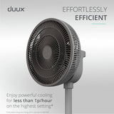 Duux pedestal fan Grey 13 inch, imported from the UK