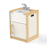 Tidlo wooden play sink with removable tub, H54cm, imported from the UK