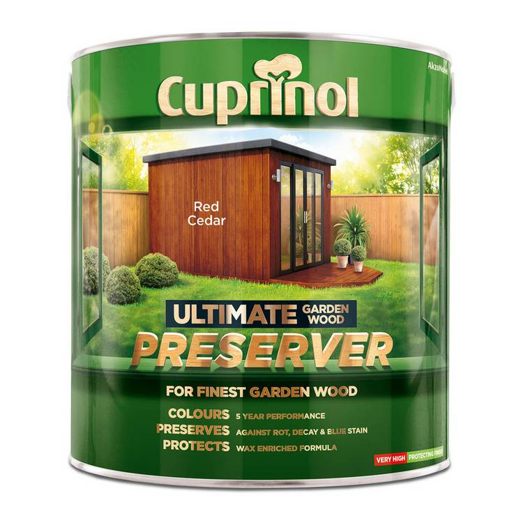 Cuprinol garden wood preserver Red Cedar 4L, UK version