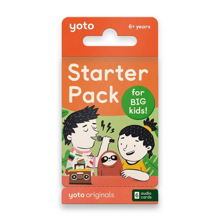 Yoto starter pack big kids audio card collection - British product