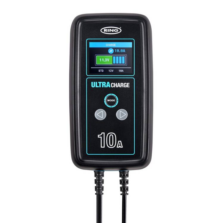 Ring Automotive Ultracharge 10A battery charger - British product