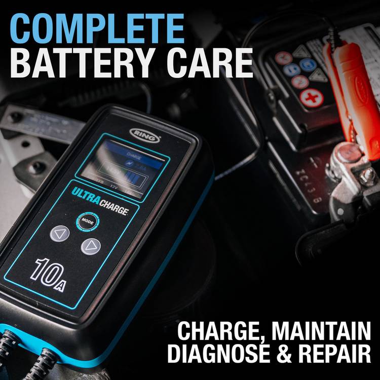 Ring Automotive Ultracharge 10A battery charger - British product