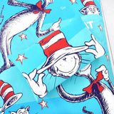 Dr Seuss Cat in Hat light blue kids bedding set, UK version