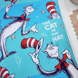 Dr Seuss Cat in Hat light blue kids bedding set, UK version