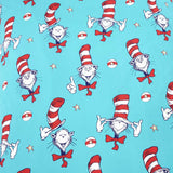 Dr Seuss Cat in Hat light blue kids bedding set, UK version