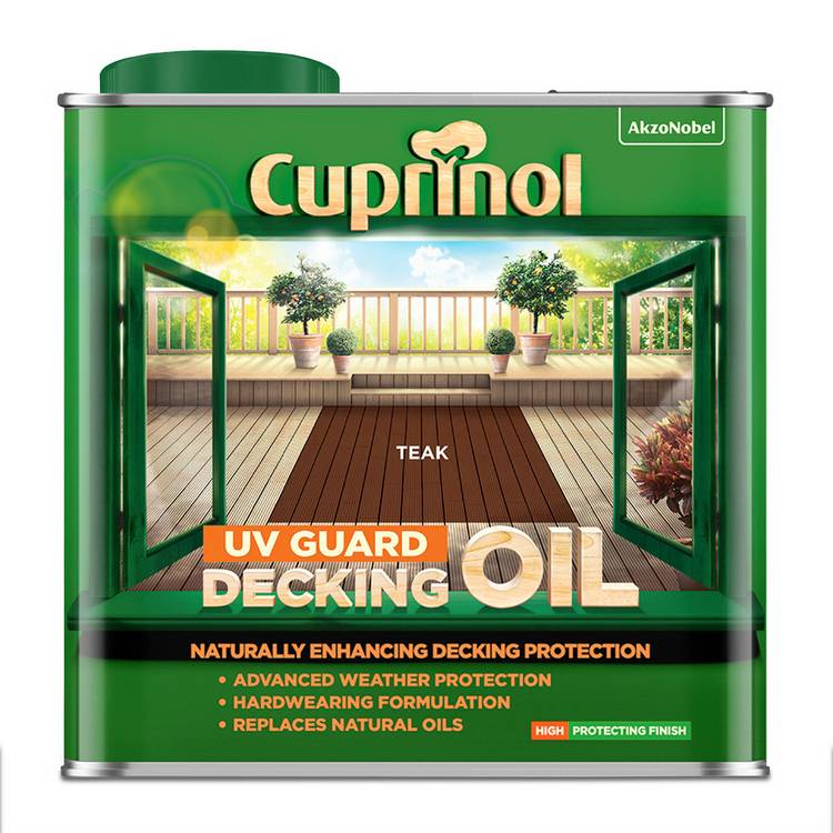 Cuprinol decking oil Teak 2.5L, UK version