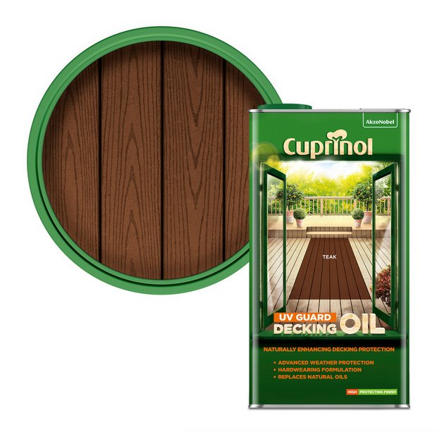 Cuprinol teak decking oil 5L - British product