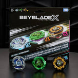 Beyblade X-treme Battlers pack of 3 spinning tops (British brand)