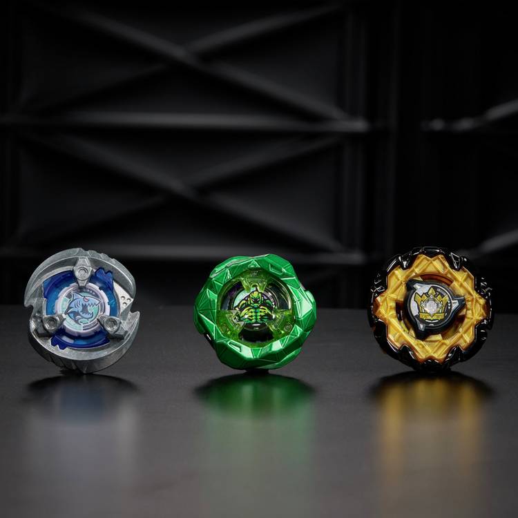 Beyblade X-treme Battlers pack of 3 spinning tops (British brand)