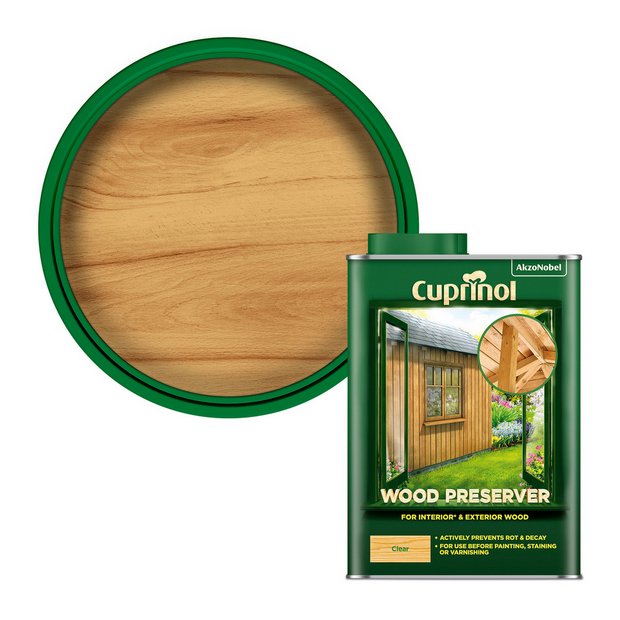 Cuprinol Wood Preserver Clear 1L - British product