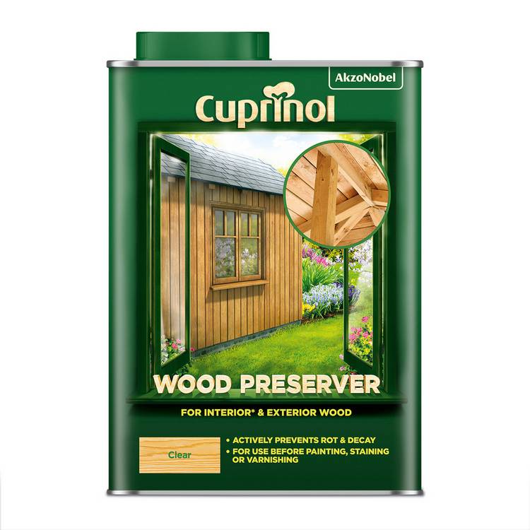 Cuprinol Wood Preserver Clear 1L - British product