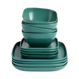 Habitat dinner set teal 12-piece (British brand)