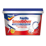 Polycell Polyfilla Smoothover wall filler 2.5L, imported from the UK