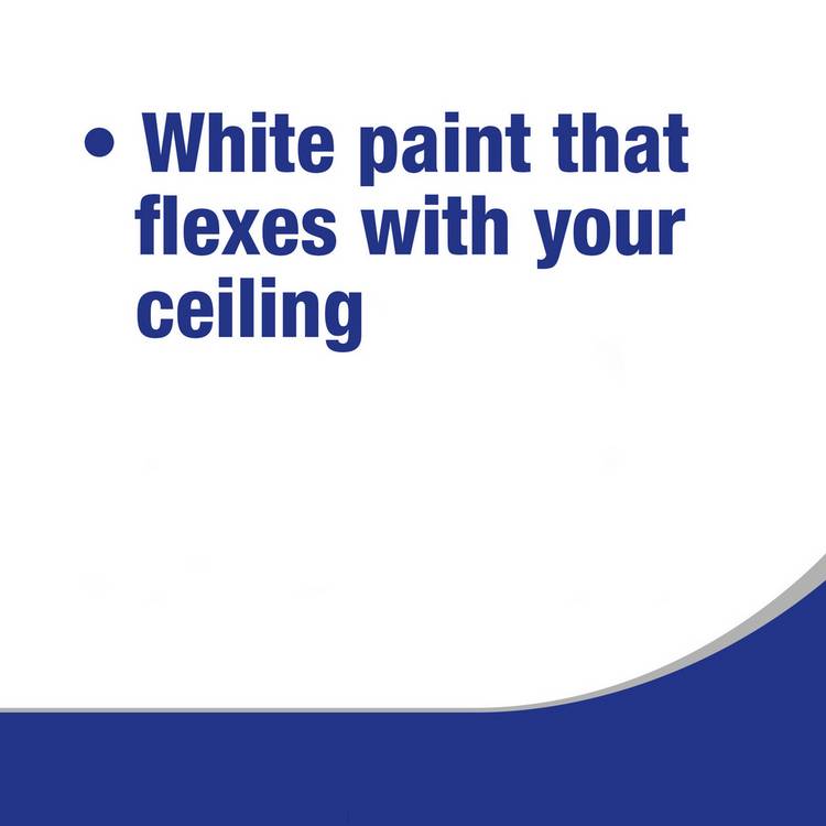 Polycell Crack Free Ceilings smooth matt paint 2.5L, imported from the UK