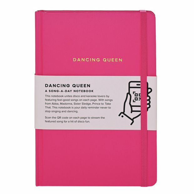 Say It With Songs Dancing Queen A5 notebook - British product