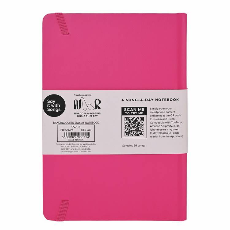 Say It With Songs Dancing Queen A5 notebook - British product