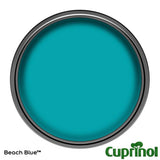 Cuprinol Beach Blue garden paint 1L (British brand)