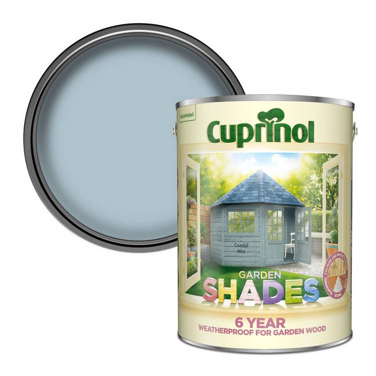 Cuprinol garden paint Coastal Mist 5L - British product