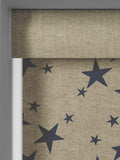 Emily Bond roller blind Indigo St Maws (British brand)