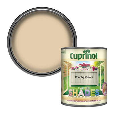 Argos Cuprinol Garden Shades Country Cream Garden Wood Paint 1L- Buy online at McGrocer