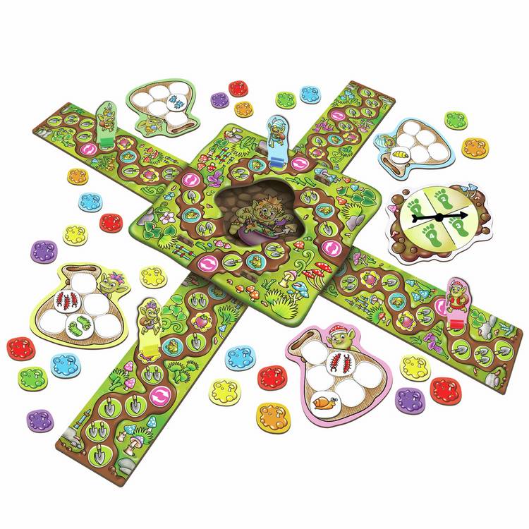 Orchard Toys Troll in a Hole family board game (British brand)