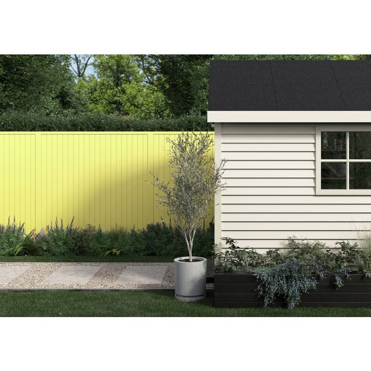 Cuprinol Garden Shades Dazzling Yellow 1L wood paint, imported from the UK