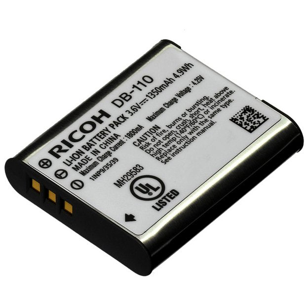 Ricoh DB-110 Li-ion rechargeable battery - British product