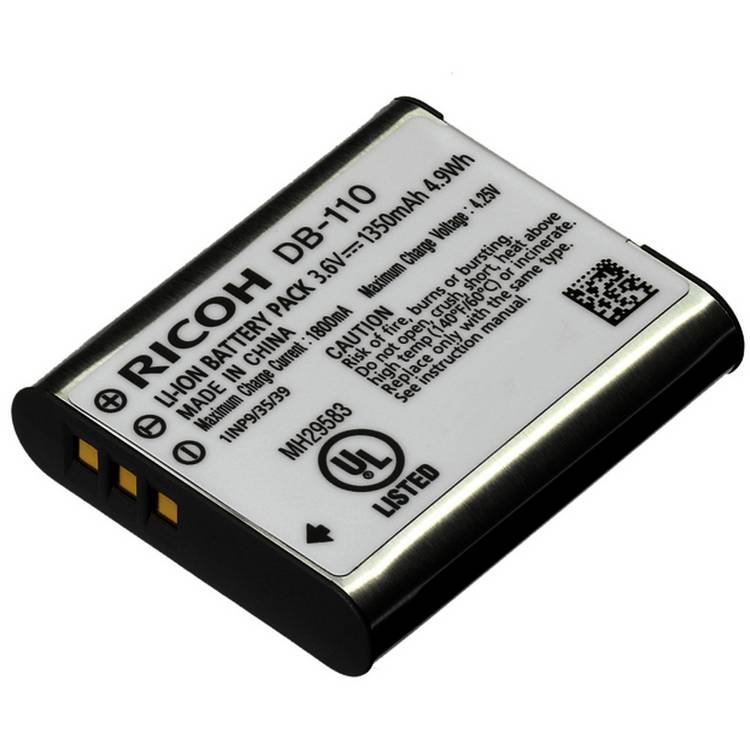 Ricoh DB-110 Li-ion rechargeable battery - British product