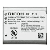 Ricoh DB-110 Li-ion rechargeable battery - British product