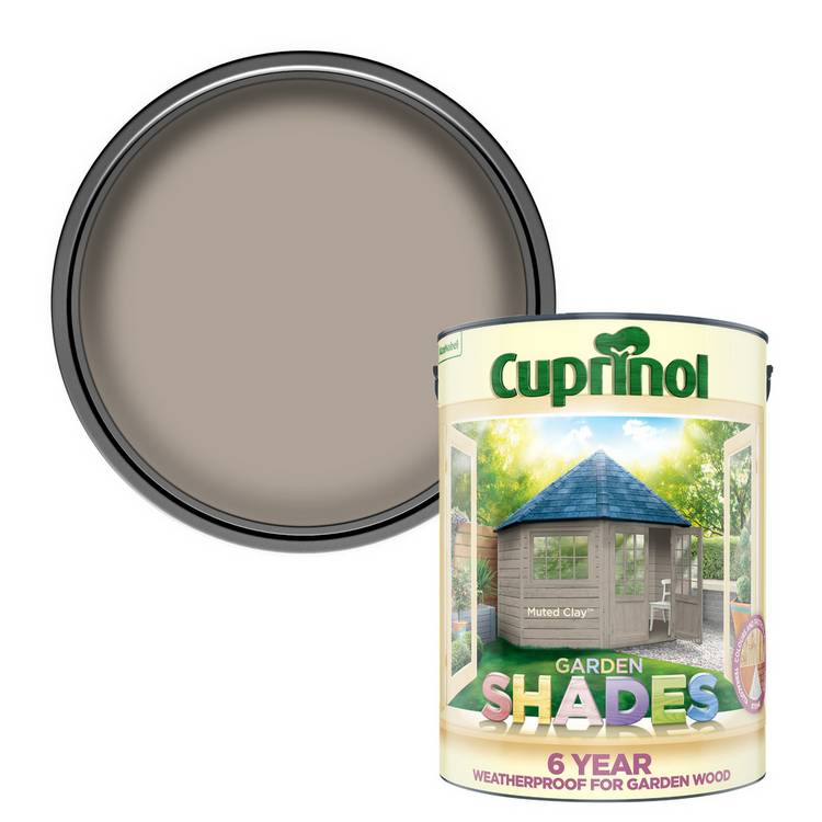 Cuprinol Garden Shades Muted Clay paint 5L (British brand)