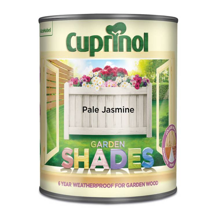Cuprinol Garden Shades Pale Jasmine 1L, imported from the UK
