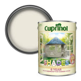Cuprinol Garden Shades Pale Jasmine 5L garden paint (British brand)
